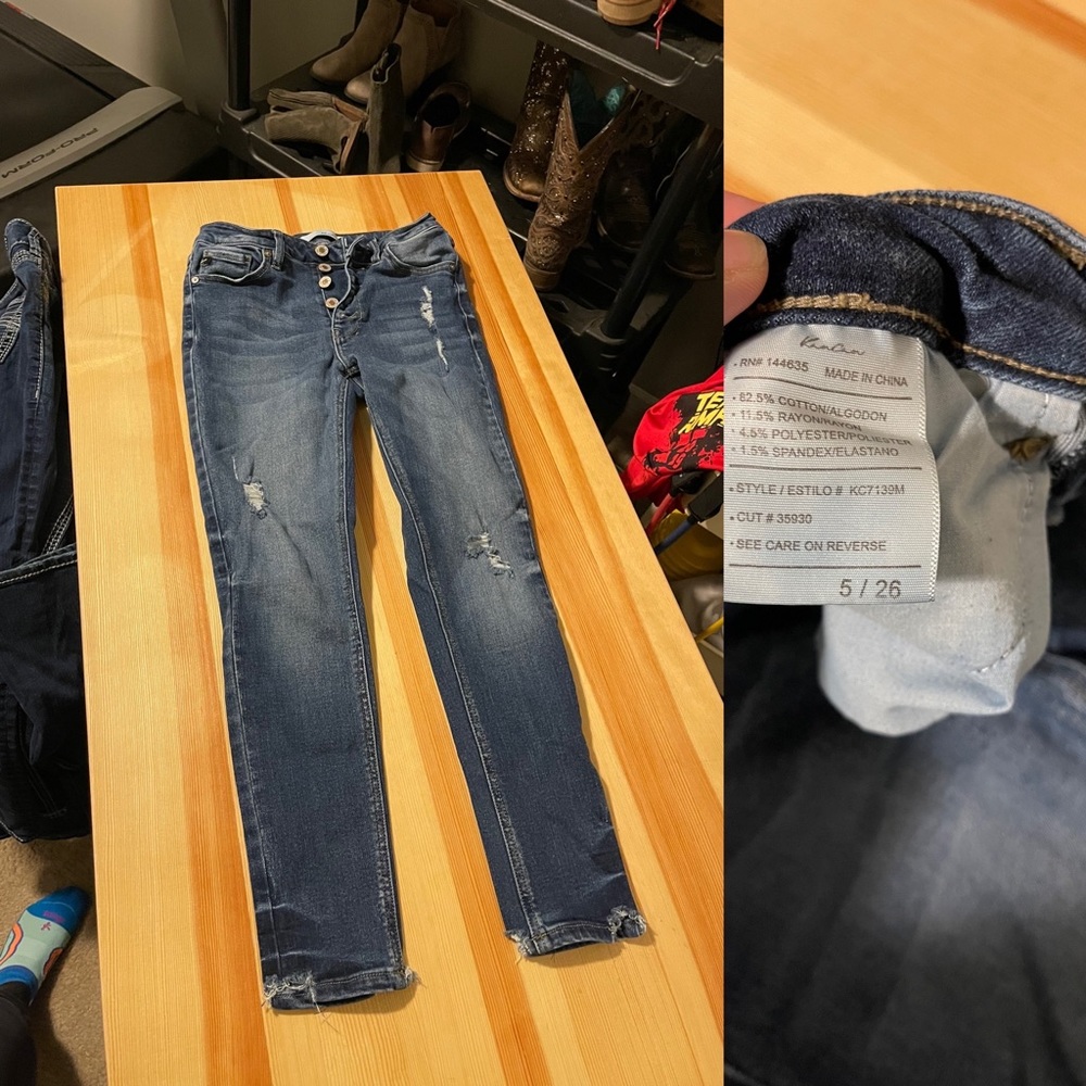 Kancans 5 buttons skinny jeans